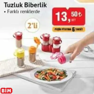 TUZLUK BİBERLİK TUZLUK BİBERLİK